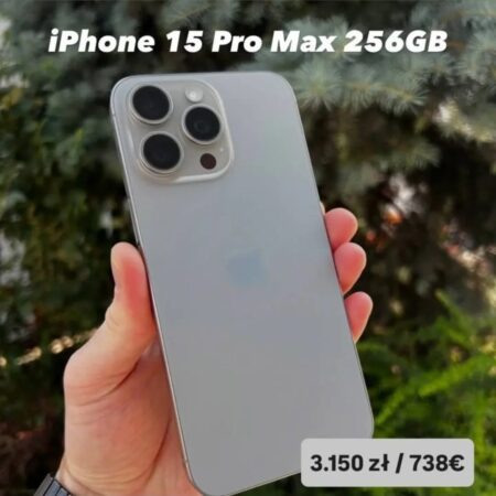 IPhone 15 Pro Max 256GB Natural Titanium 🍏